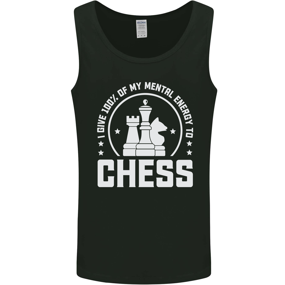 Chess Mental Energy Mens Vest Tank Top