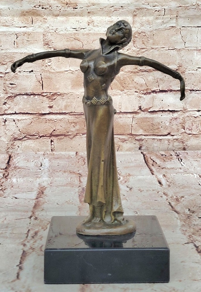 Bronze Sculpture Statue Art Deco 9