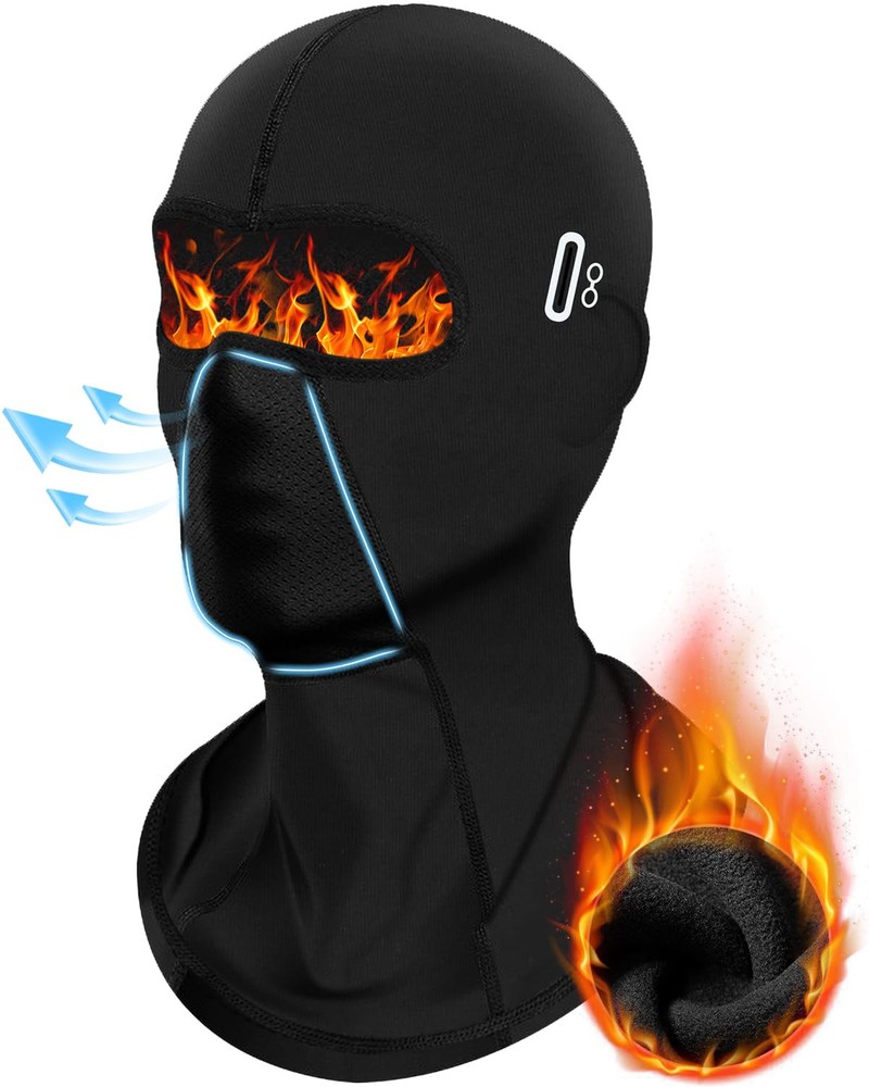 Balaclava Ski Mask for Men Women Fleece Winter Face Mask for Cold Weather Ski...