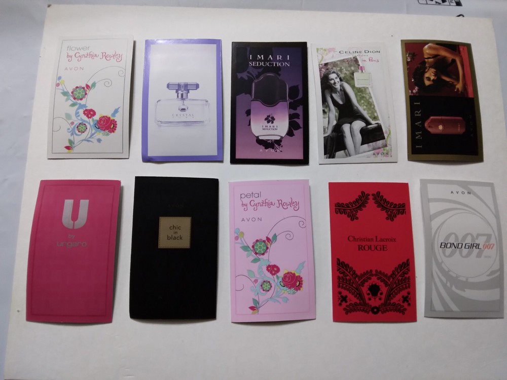 Vintage Avon 10 Fragrance Sample Lot NEW NOS Old Stock Lot 3