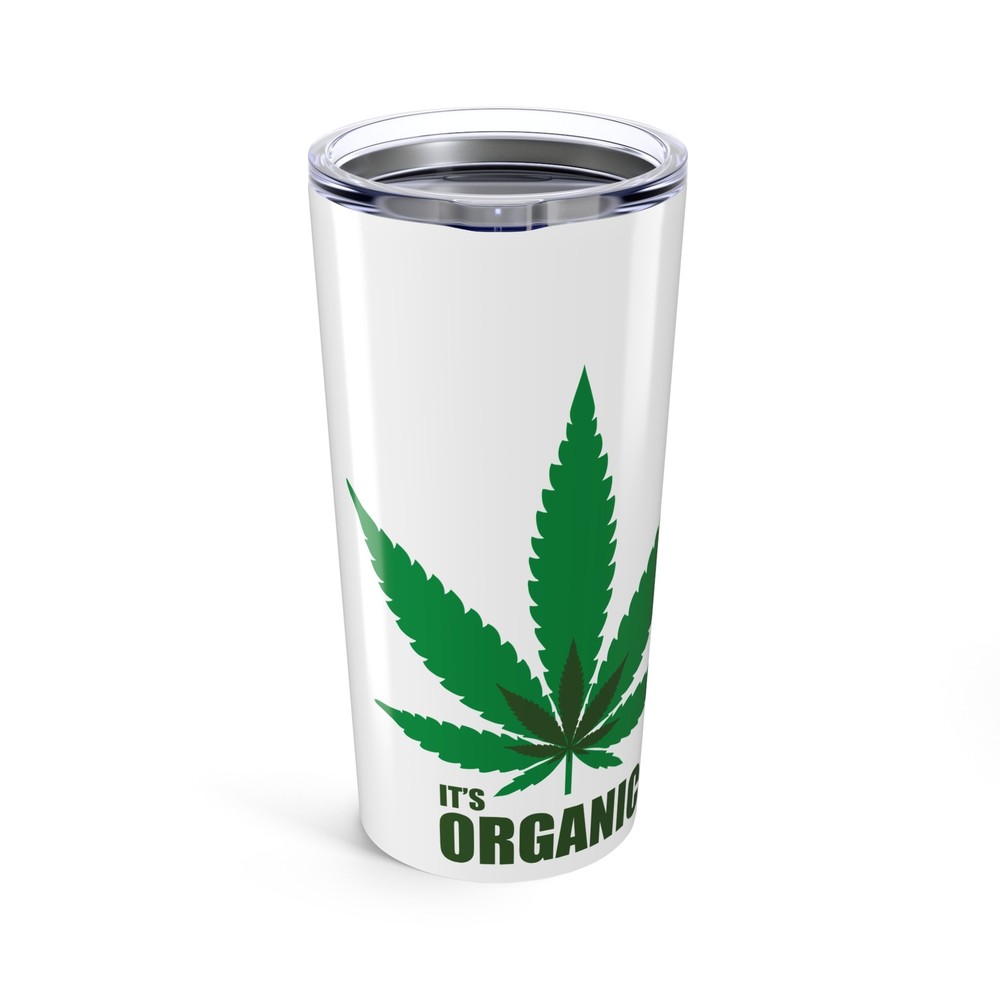 Organic Cannabis Tumbler – Eco-Friendly Travel Mug for Smokers 420 Gift