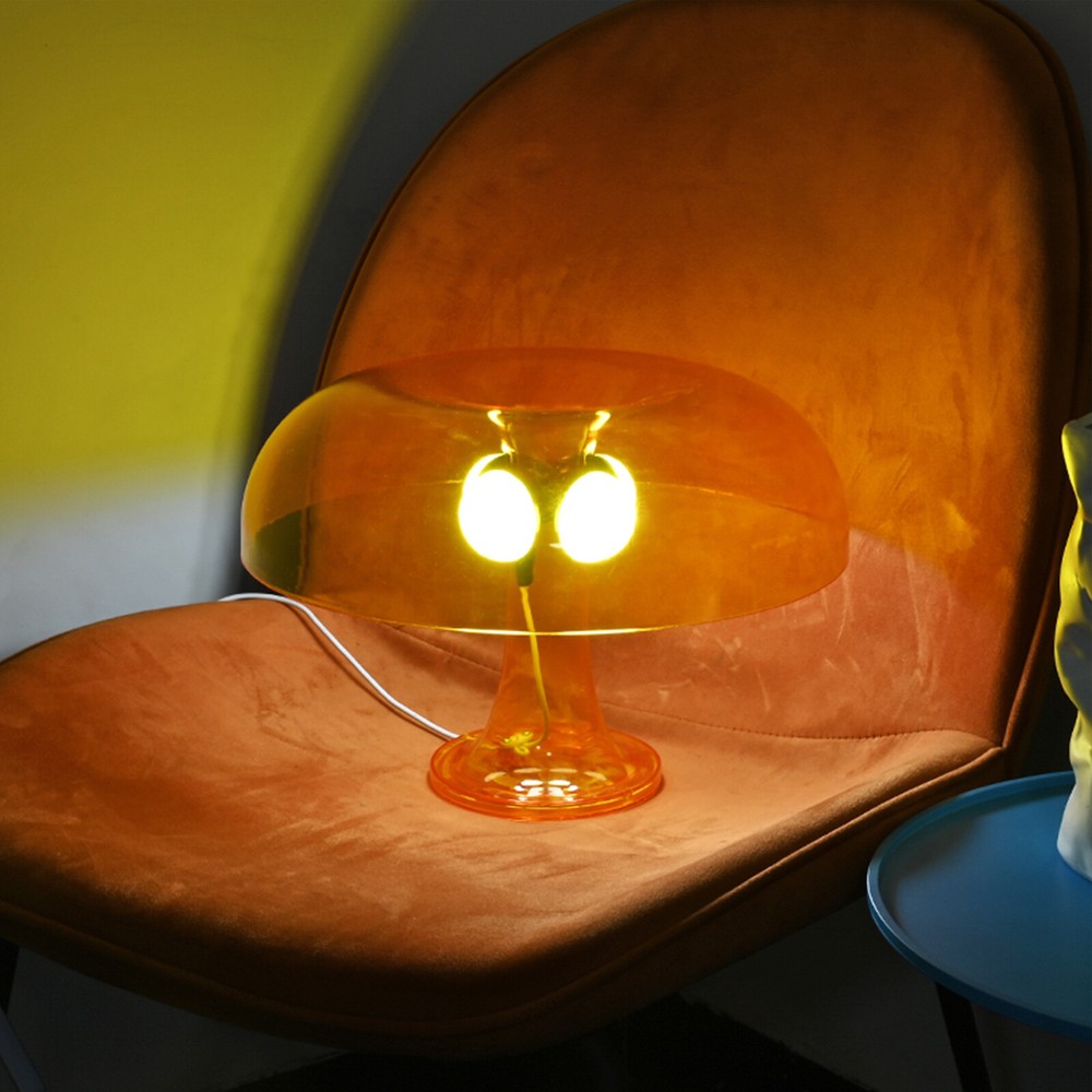 Yellow Mushroom Table LampDimmable Color  22x33 cm Adjustable - Elegant Atmosphe