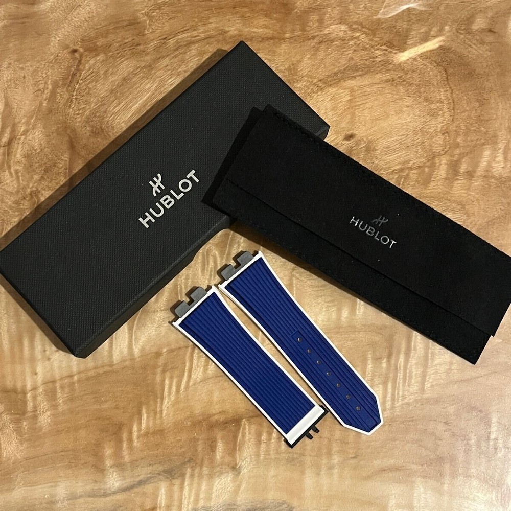 HUBLOT Unico One Click Strap Blue Belt Blue White Big Bang watch Used