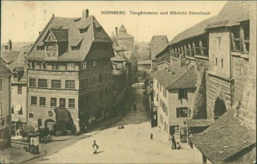 Ansichtskarte Nürnberg Tiergärtnertor Albrecht Dürerhaus 1911 (Nr.9062)