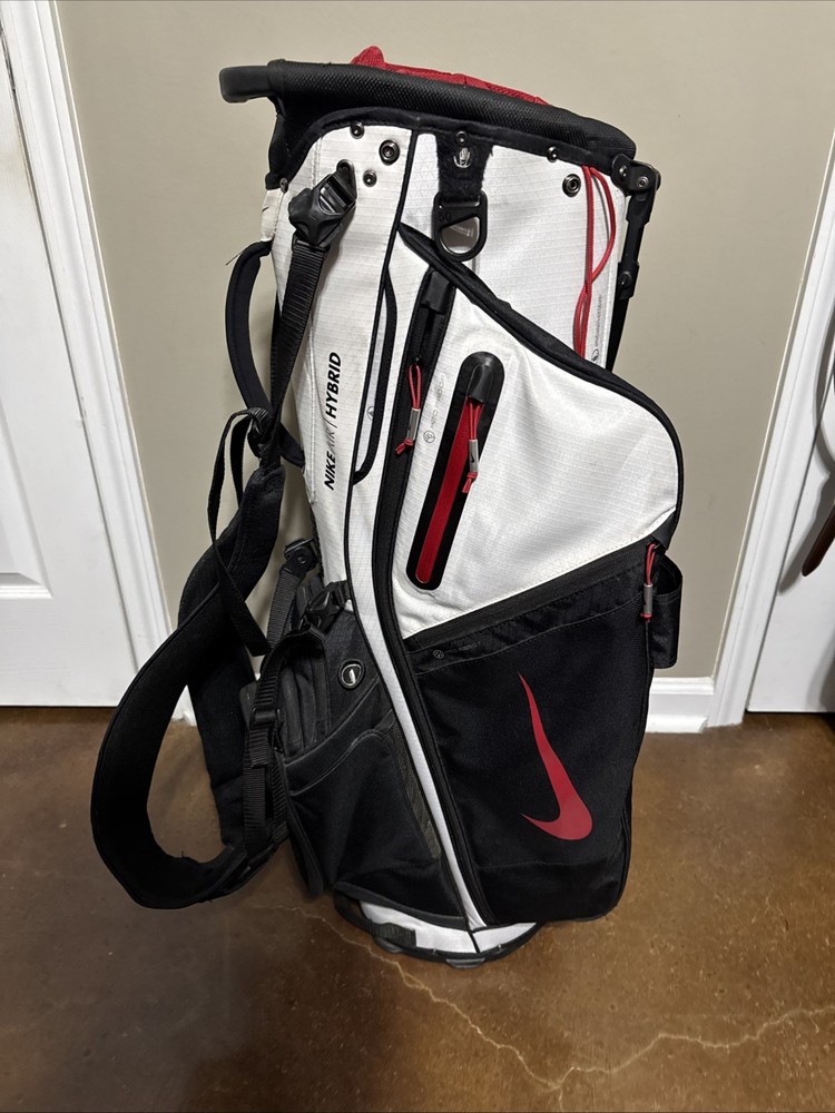Rare Nike Air Hybrid H20 Water Resistant Self-Standing Golf Bag Multicolor