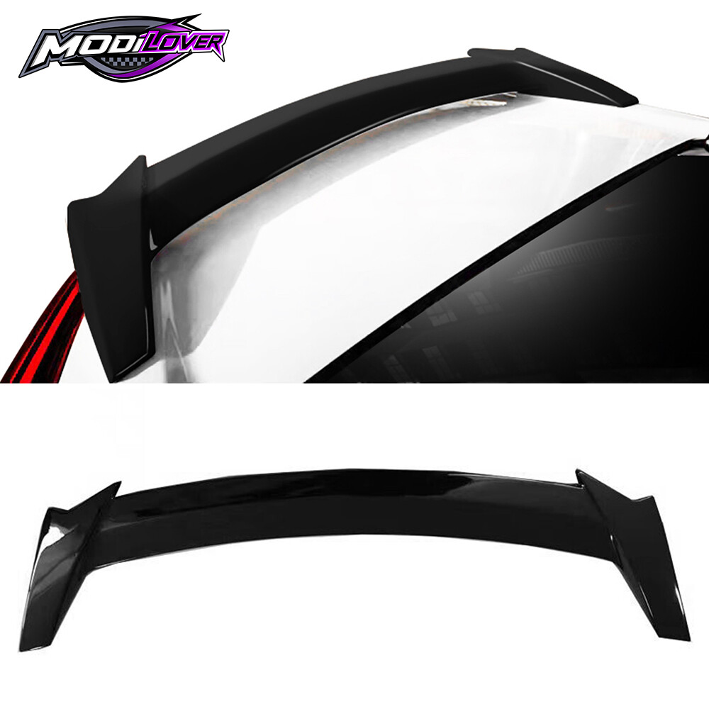 16-21 Honda Civic Sedan Gloss Black ABS LED Trunk Spoiler Lip