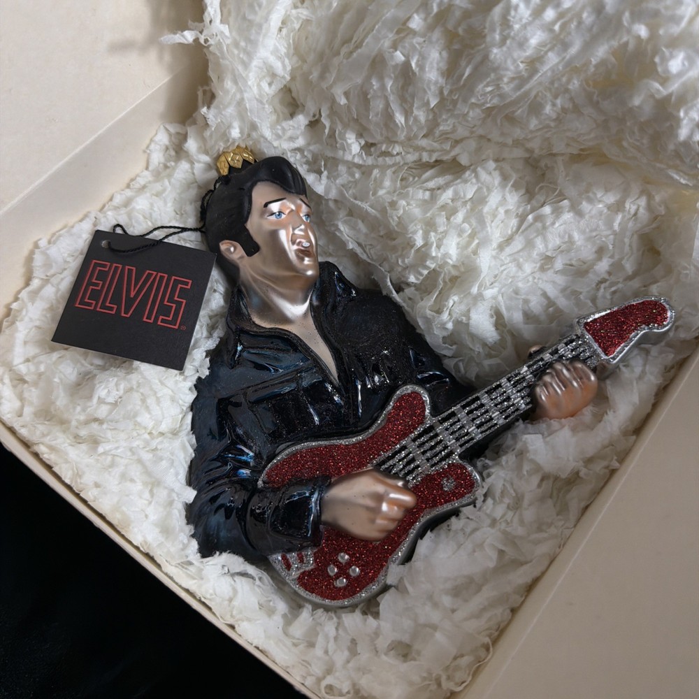 Kurt Adler Polonaise Elvis-Body Glass Christmas Ornament AP 1206 In Box