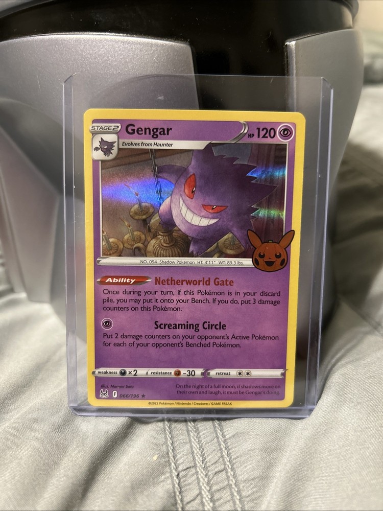 Pokemon Gengar 066/196 Holo Trick or Trade 2023 Rare TCG Card