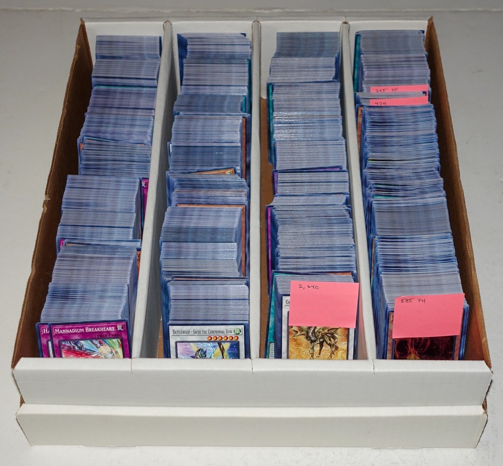 HUGE 3,517 Yu-Gi-Oh! 632 HOLO & 245 FOIL TRADING CARDS YUGIOH TCG COLLECTION LOT