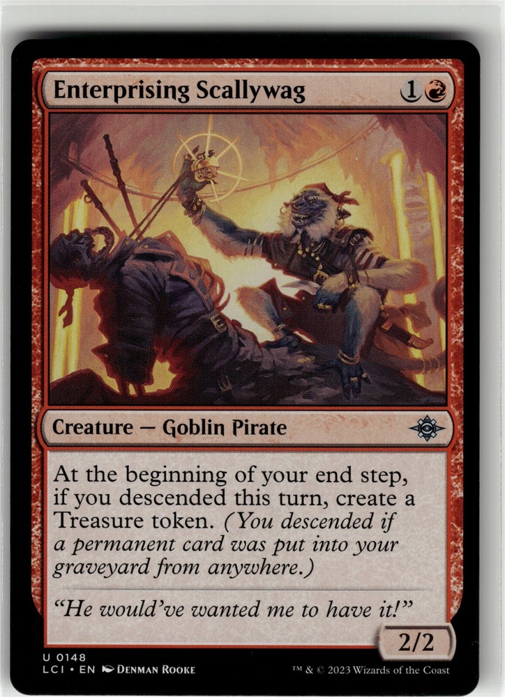 ENTERPRISING SCALLYWAG The Lost Caverns of Ixalan #148 LCI(NM+)(MTG)