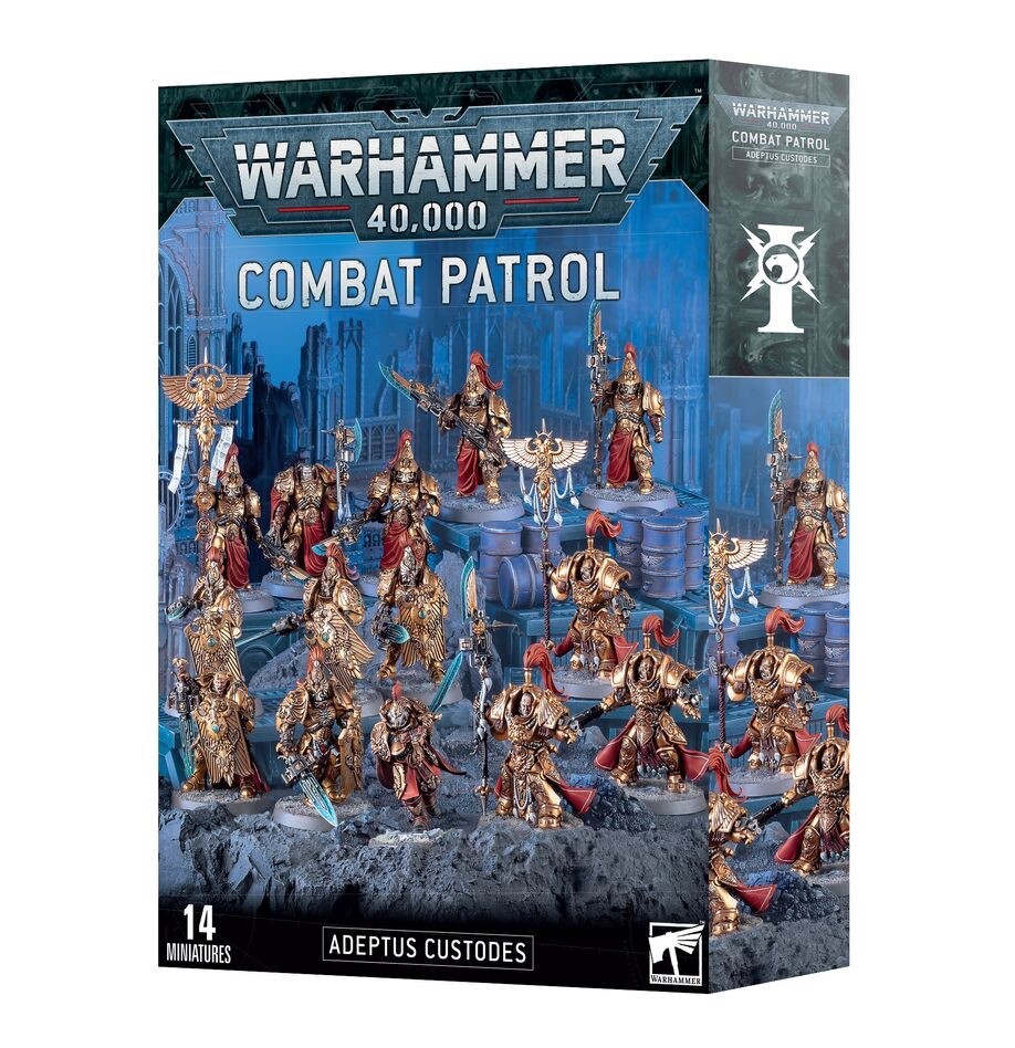 Warhammer 40K - Adeptus Custodes Combat Patrol - NEW 2024 Release, 2 Day Ship