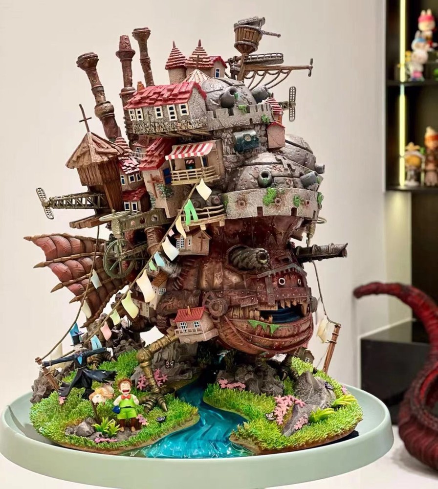 OPM Studios Howl's Moving Castle Resin Model In Stock Collection H54cm Anime