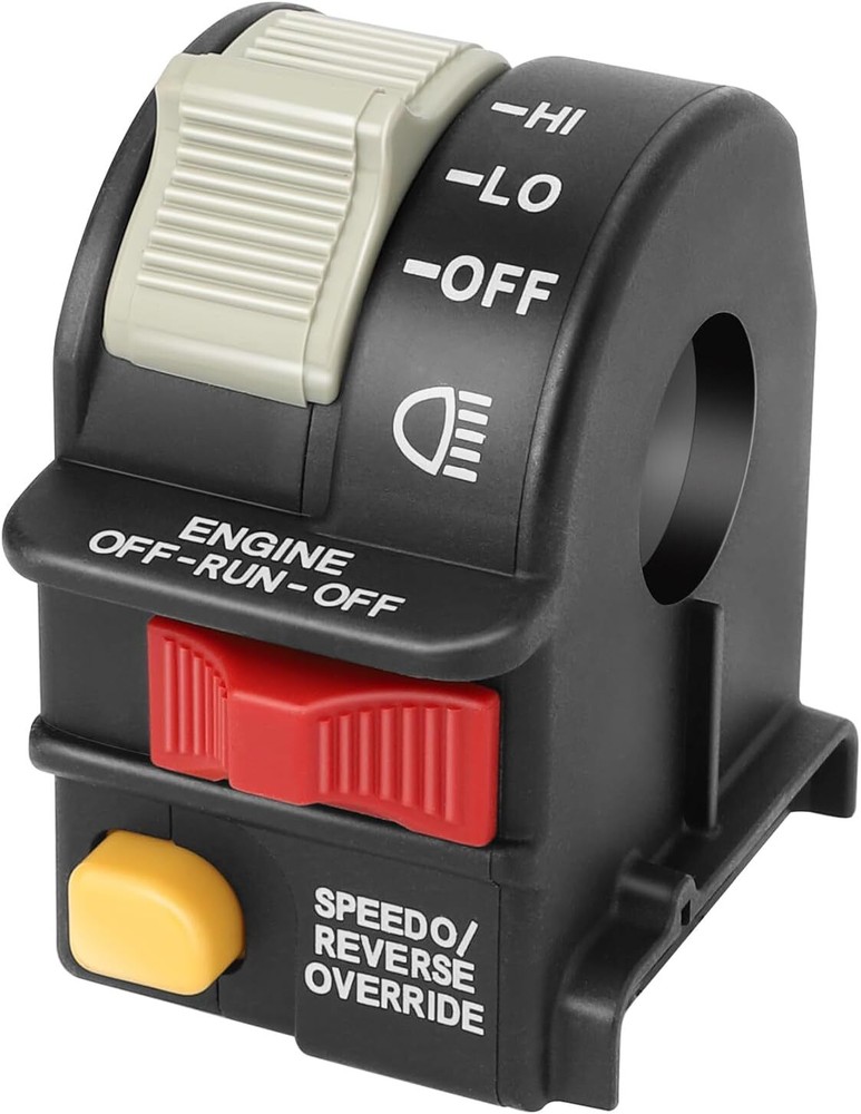 Handlebar Stop Headlight Light Switch for Polaris Black
