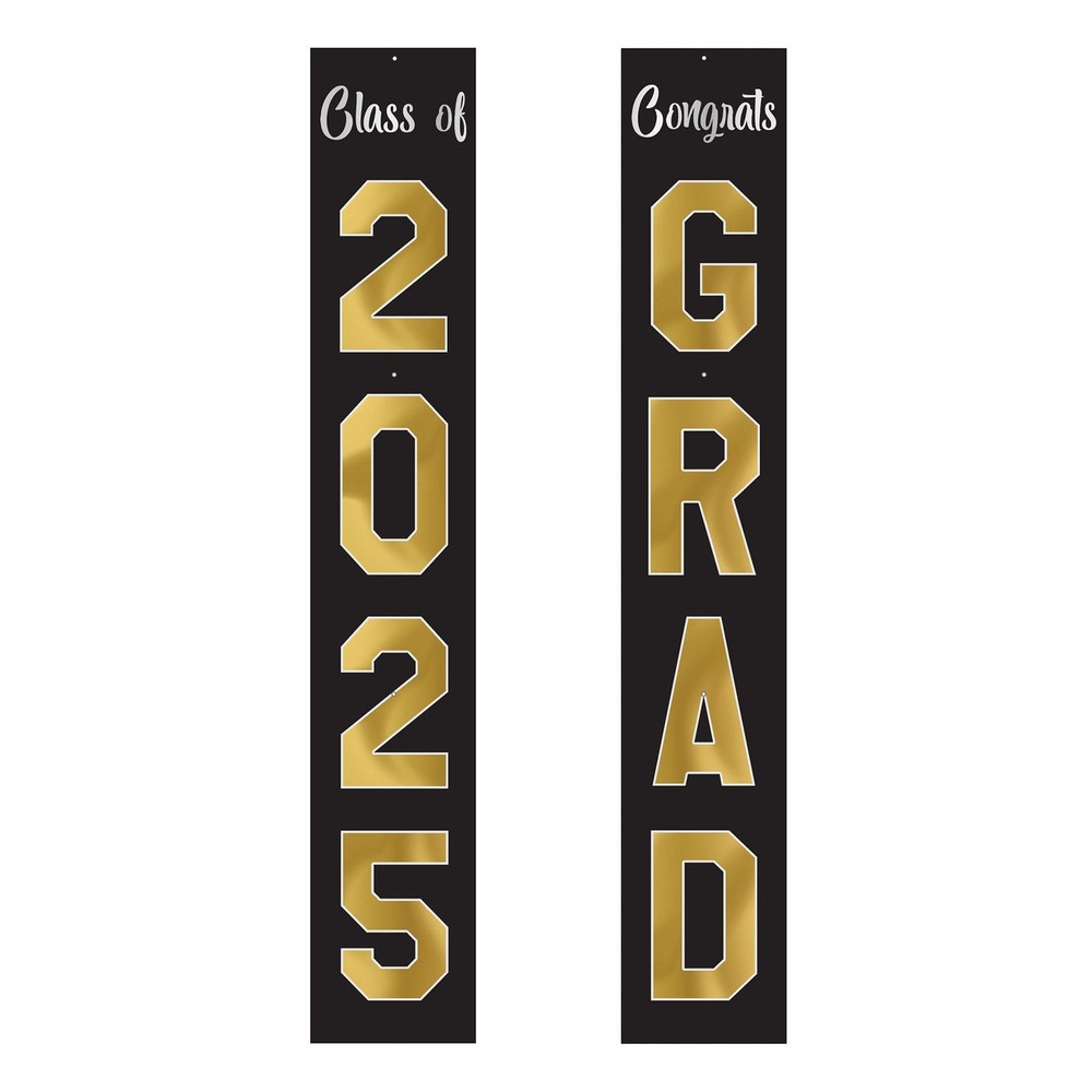 JTd Foil Graduation Pull-Down Photo Booth Cutouts
