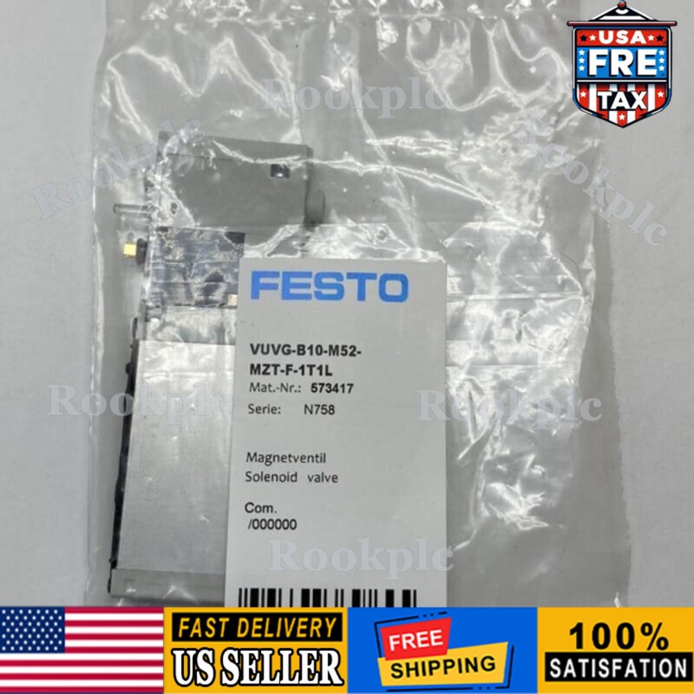 US FREE TAX New FESTO VUVG-B10-M52-MZT-F-1T1L 573417 Solenoid Valve
