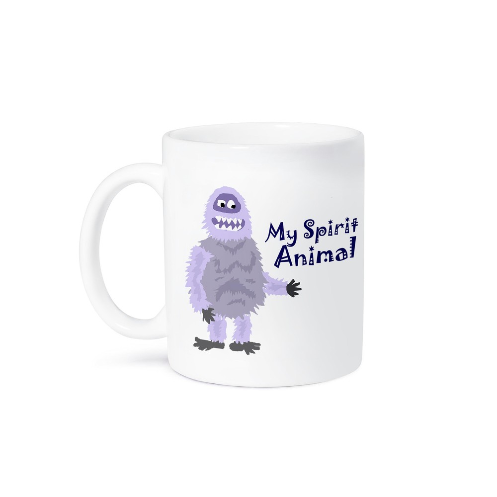 3dRose, Funny Abominable Snowman is My Sprit Animal, Mug