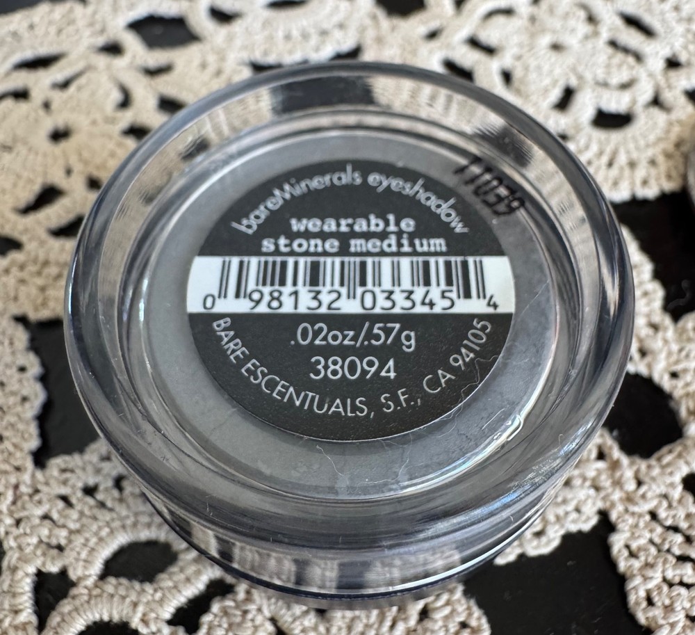 Bare Escentuals/bareMinerals WEARABLE STONE MED Eyeshadow .02oz/.57g New/Sealed