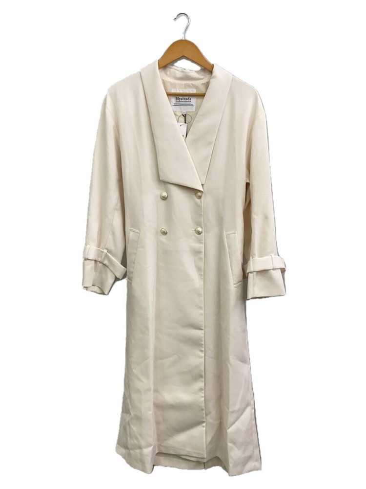 Mystrada Trench Coat/38/Polyester/Crm/33122390  2274