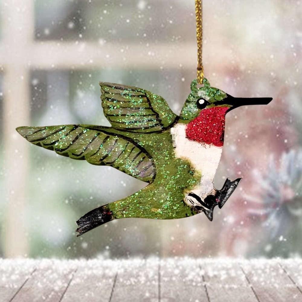 Hummingbird Christmas Ornament  Hummingbird Holiday Ornament Christmas Gift