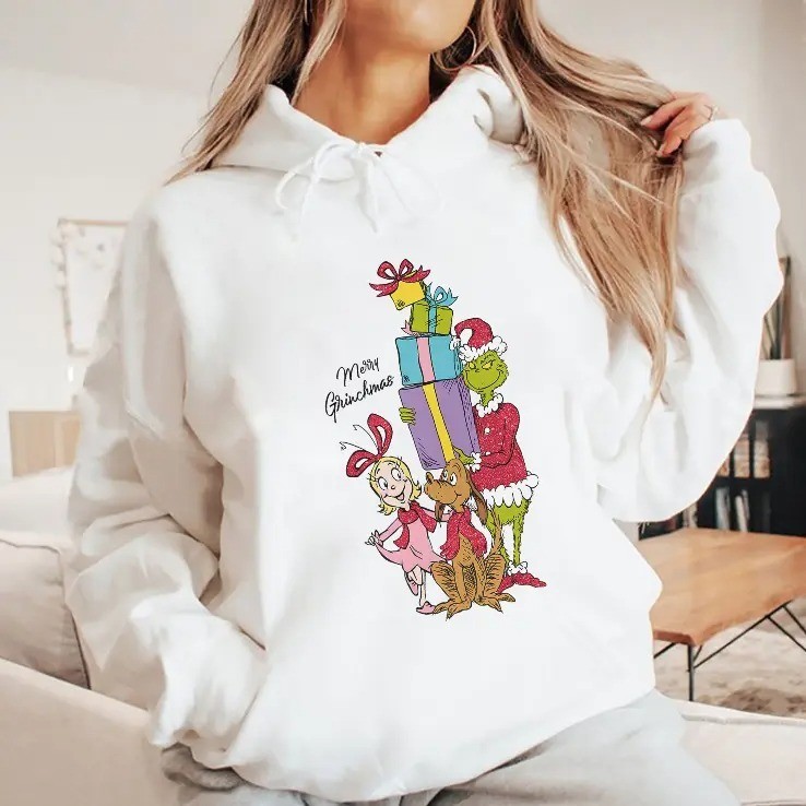 The Grinch Merry Grinchmas T-Shirt. Funny Christmas Graphic Tee, Classic Holiday