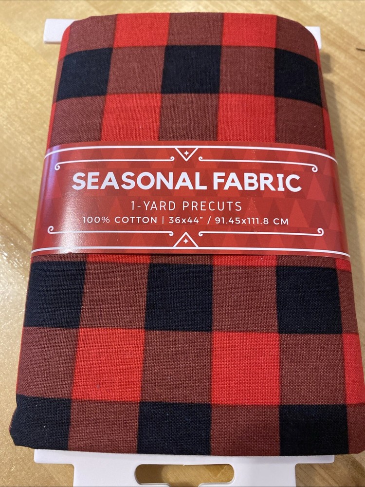 1-Yard Seasonal Cotton Fabric Precuts for Quilting & Crafts  -image