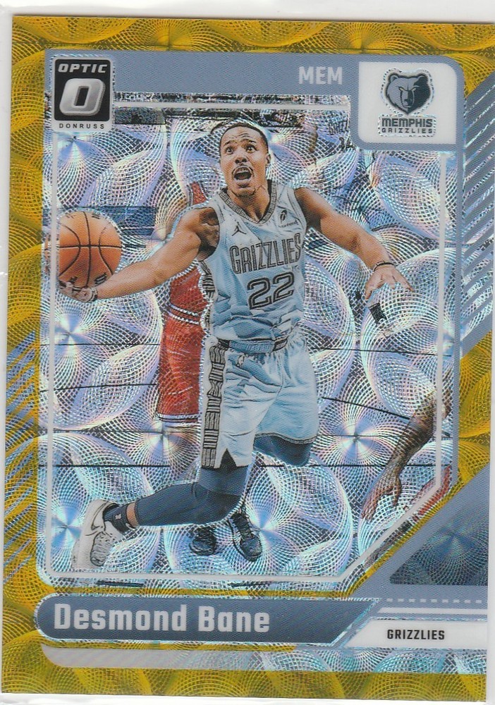Desmond Bane 2024-25 Panini Donruss Optic 04/10 Gold International Choice #75