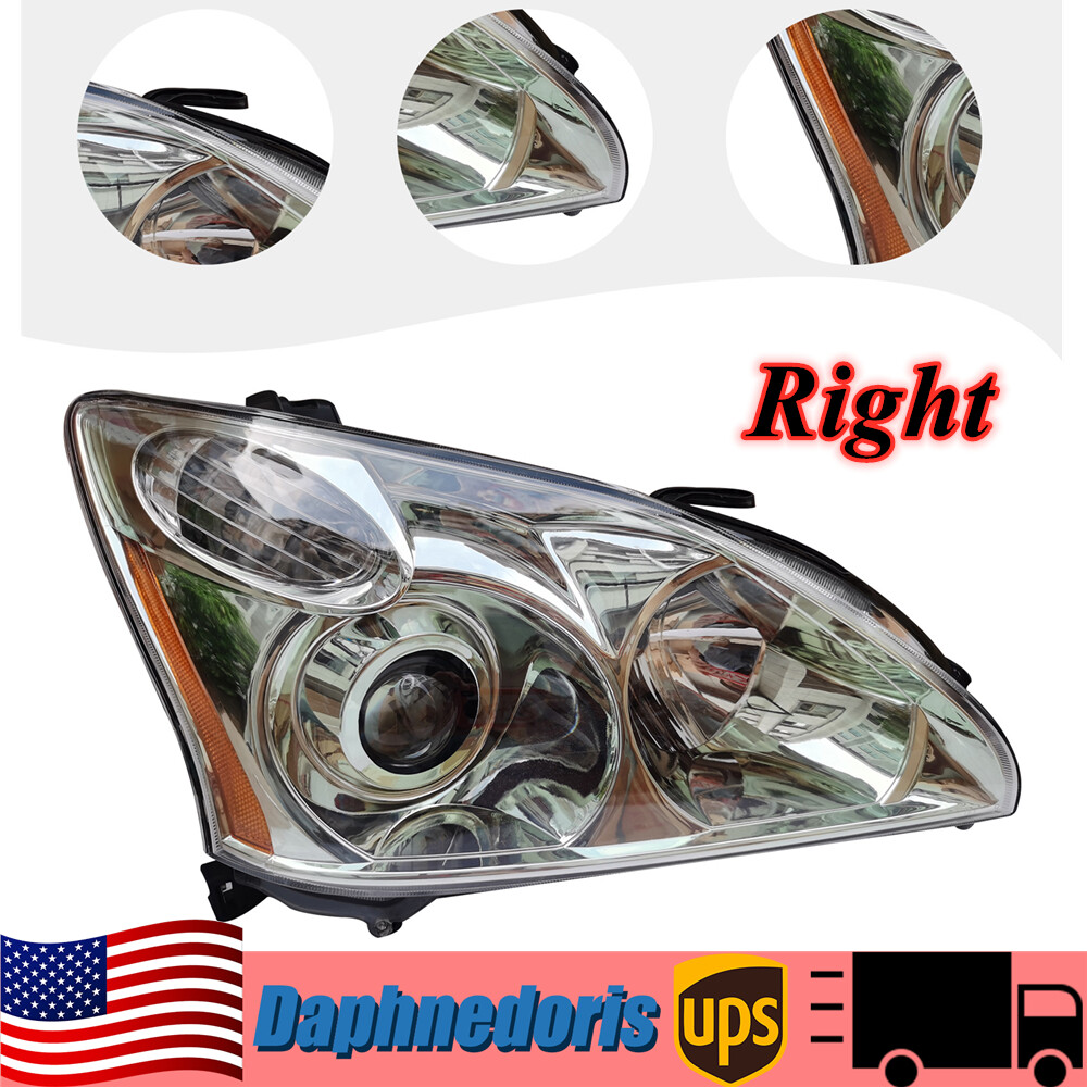 Lexus RX330 RX350 RX400h Right Passenger Side Halogen HID Headlight Assembly