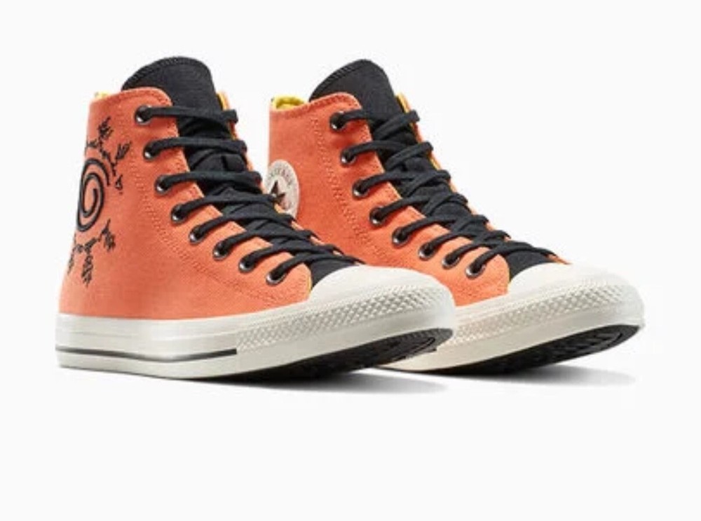 Converse Chuck Taylor All Star x Naruto Shippuden Kids Sneakers A14836C Sizes 3M-13M