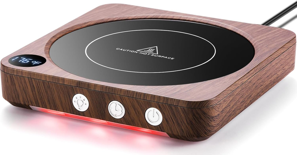 36W Smart Coffee Mug Warmer with Temp Display & 2-12H Timer for Desk