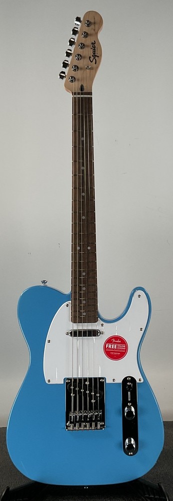 Squier Sonic Telecaster Electric Guitar - California Blue - Neck Pocket Cracks