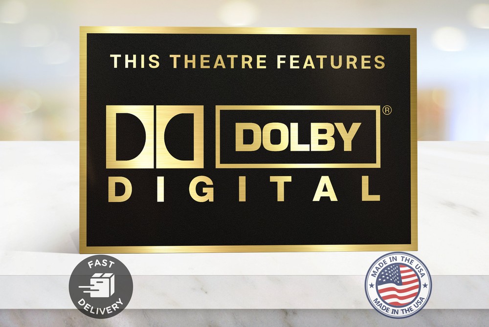 Dolby Digital  Home Movie Theater Sign