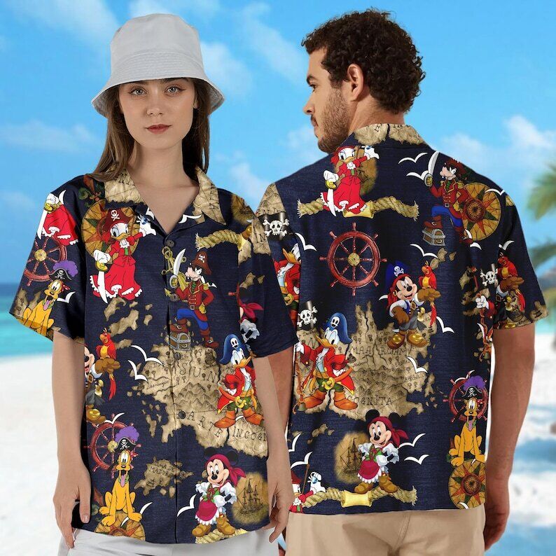 Funny Mouse And Friends 3D HAWAII SHIRT MOTHER DAY GIFT ALL OVER PRINT US SIZE