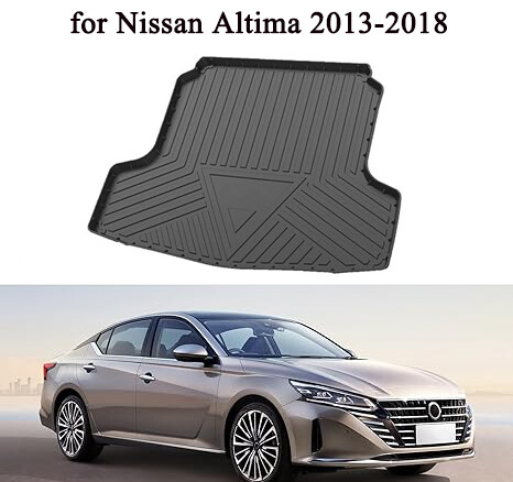 fit for Nissan Altima 2013-2018 Rear Trunk Cargo Liner Floor Cover Mat Black
