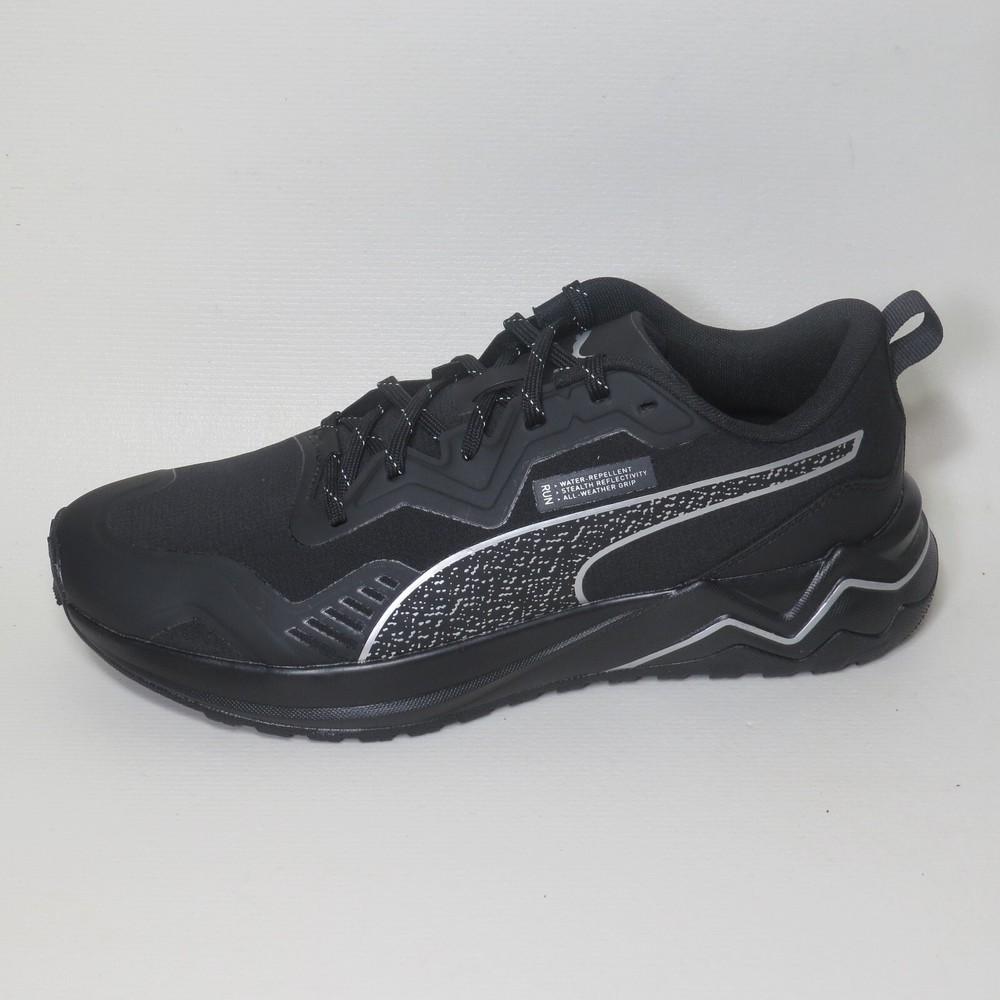 PUMA Xterra Water Repellent Black Running Shoes 195166-02 Mens Size 11.5 NEW