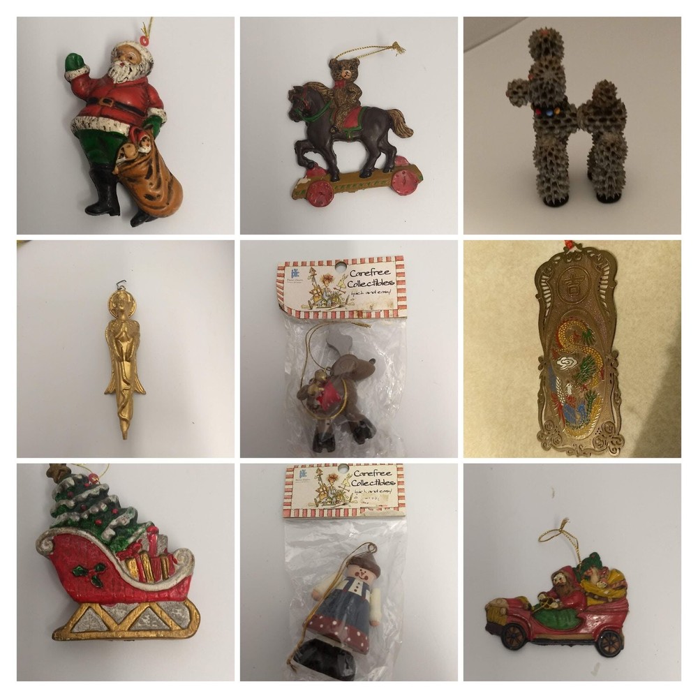 Clearance Sale Ornaments Choice-Stars, Santa, Heart, Bear, Deer, Dog, Snowflake-image