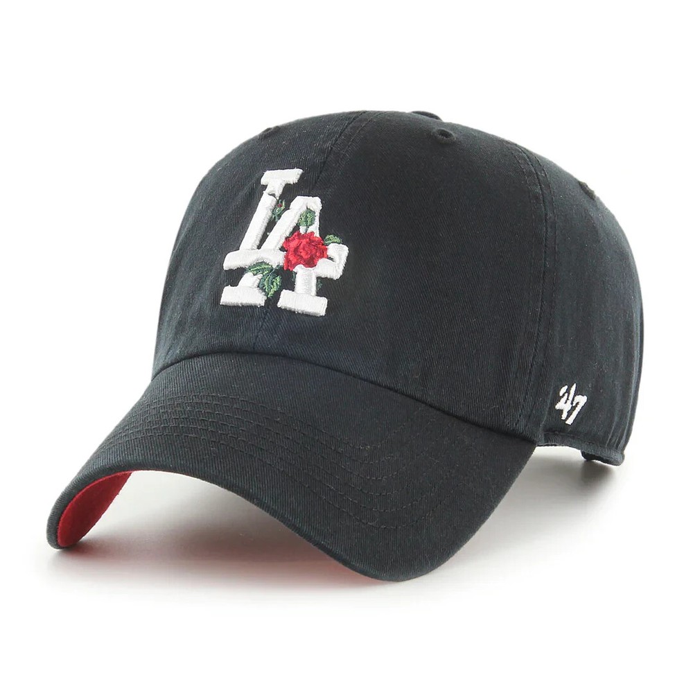 `47 Brand Los Angeles Dodgers Thorn Clean Up Dad Hat Black
