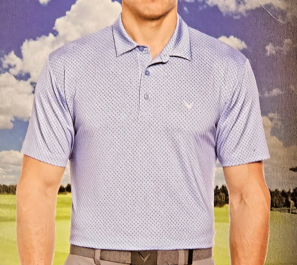 Polo Blue Performance Stretch Short Sleeve Moisture Wick Men's XL By Callaway