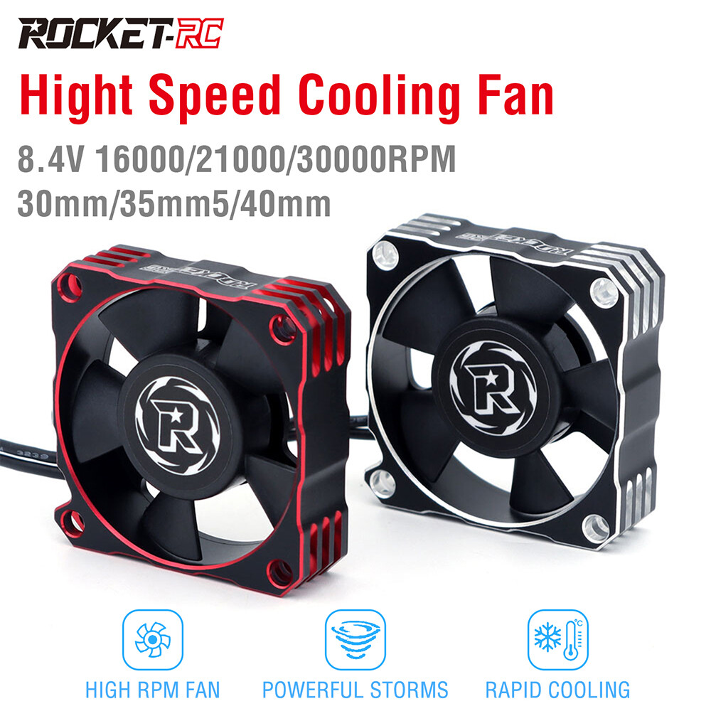 Rocket-RC 30/35/40mm Aluminum Case High Speed RC Model Motor / ESC Cooling Fan