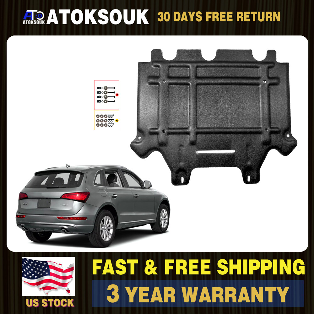 Rear Engine Splash Shield for 2009-2017 Audi Q5 & SQ5 Durable Under Engine Cover Protection