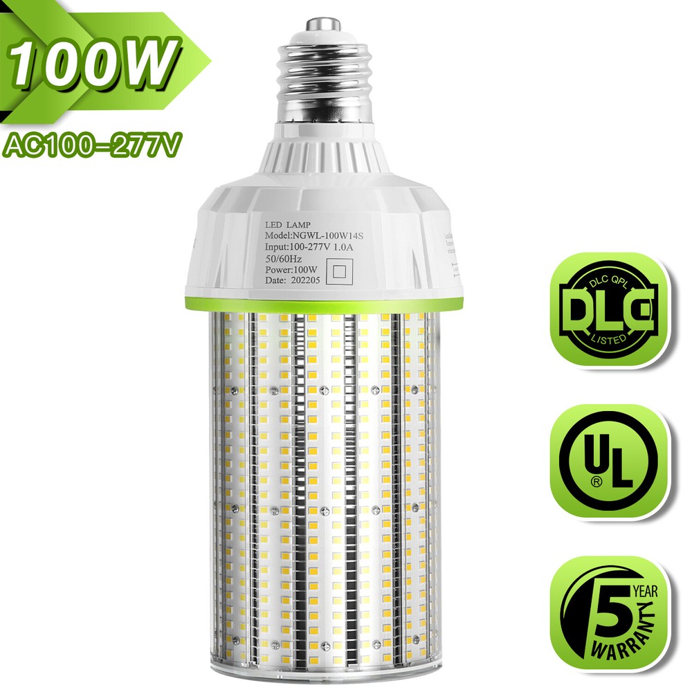 100W LED Corn Light Bulb for Warehouse Factory Workshop Commercial Lighting