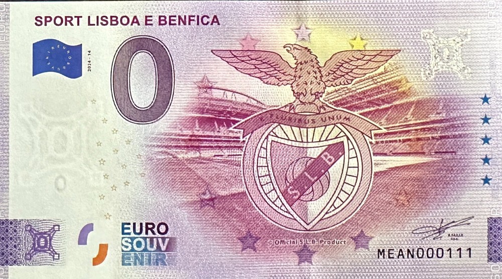 Ticket 0 Euro Sport Lisbon and Benfica Portugal 2024 Number 111