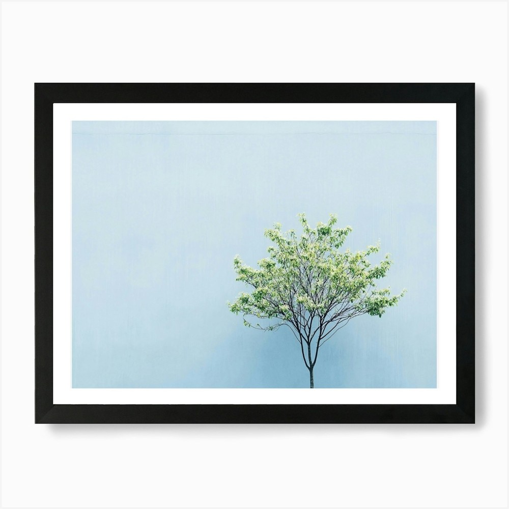 Lone Tree 4 Framed Wall Art Canvas Print Poster Picture  
