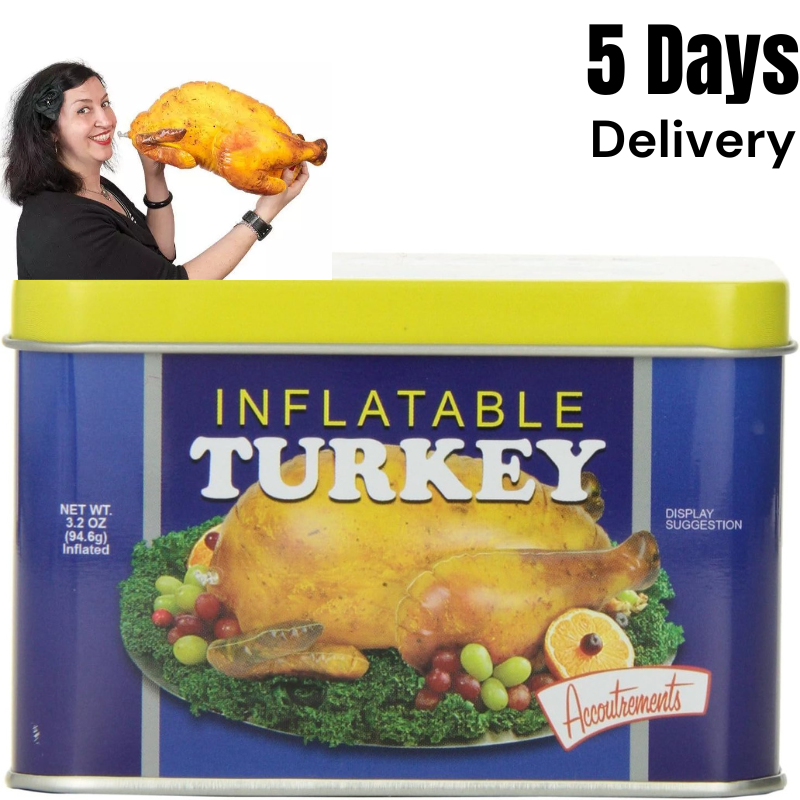 Inflatable Turkey, Thanksgiving Fun Party Supplies Blow Up Joke Gift