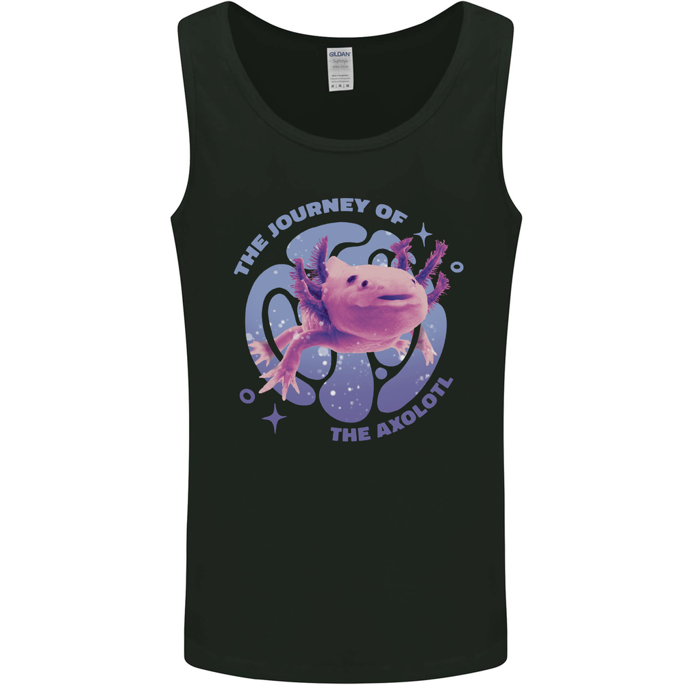 The Journey of the Axolotl Mens Vest Tank Top