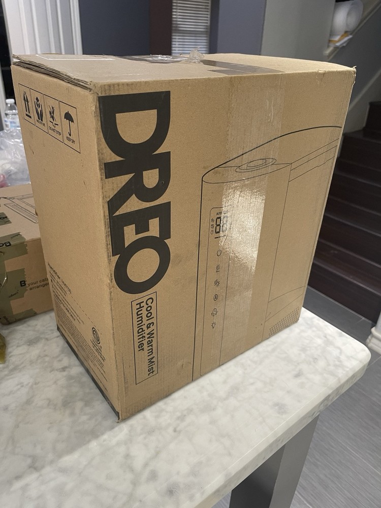 DREO 1.6 Gal Smart Humidifier with Cool Warm Mist 60H Runtime Google Alexa Voice Control