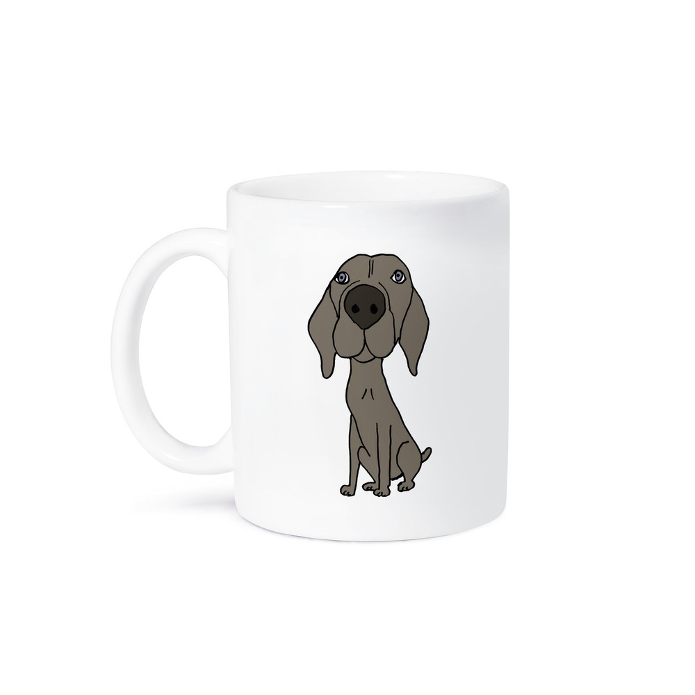 Cute Weimaraner Puppy Cartoon Dog Mug by 3dRose