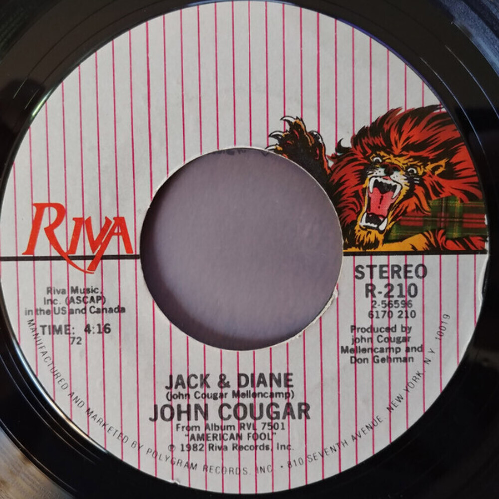 John Cougar Mellencamp - Jack & Diane - Riva (2) - R 210 - 7