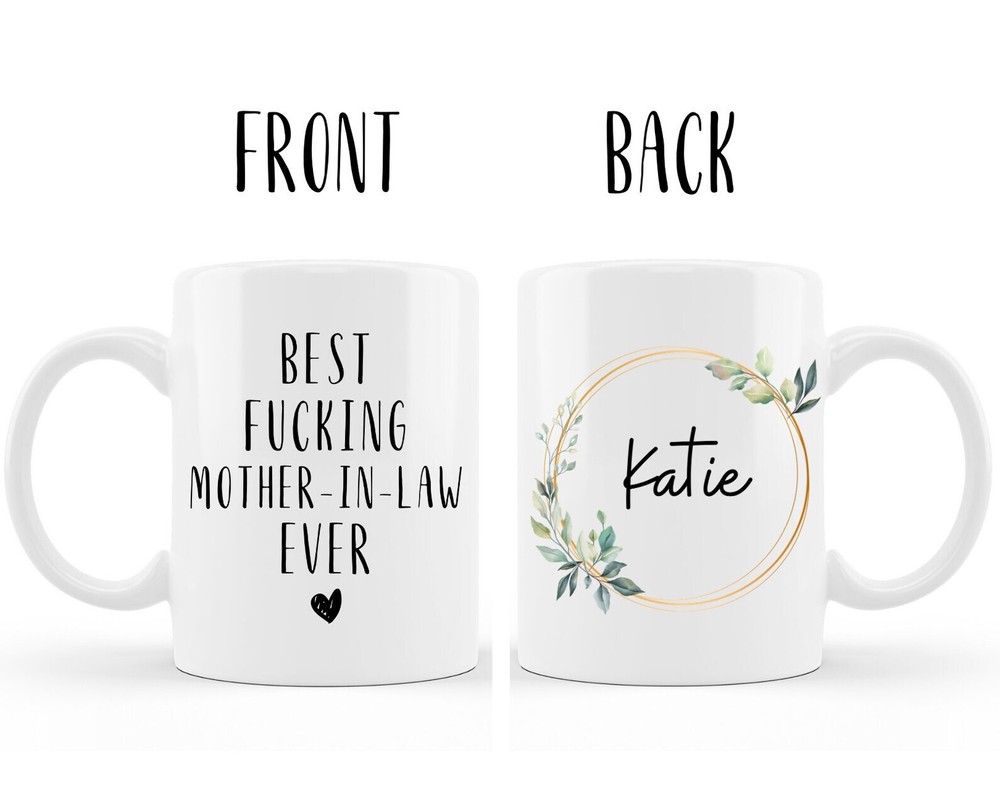 Best Fcking Mother In Law Coffee Mug Custom Mom In Law Name Mug Christmas Mom