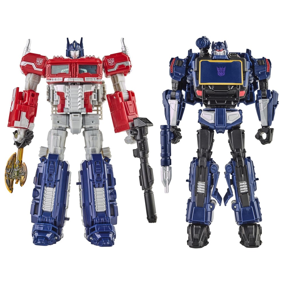 Transformers Reactivate Optimus Prime and Soundwave 2-Pack Action Figures Inspired by the Video Game