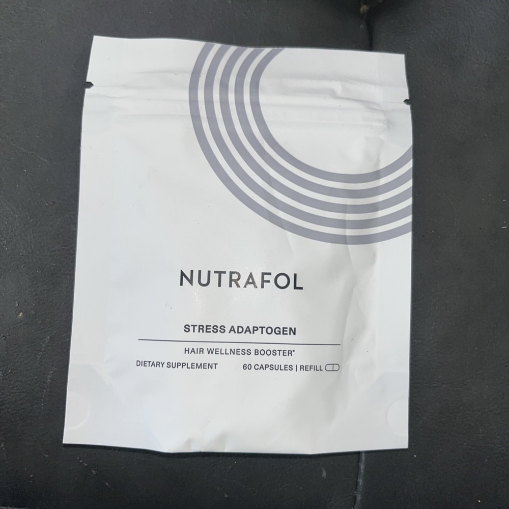 Nutrafol Stress Adaptogen Hair Wellness 60cap Refill Reishi Schisandra Rhodiola